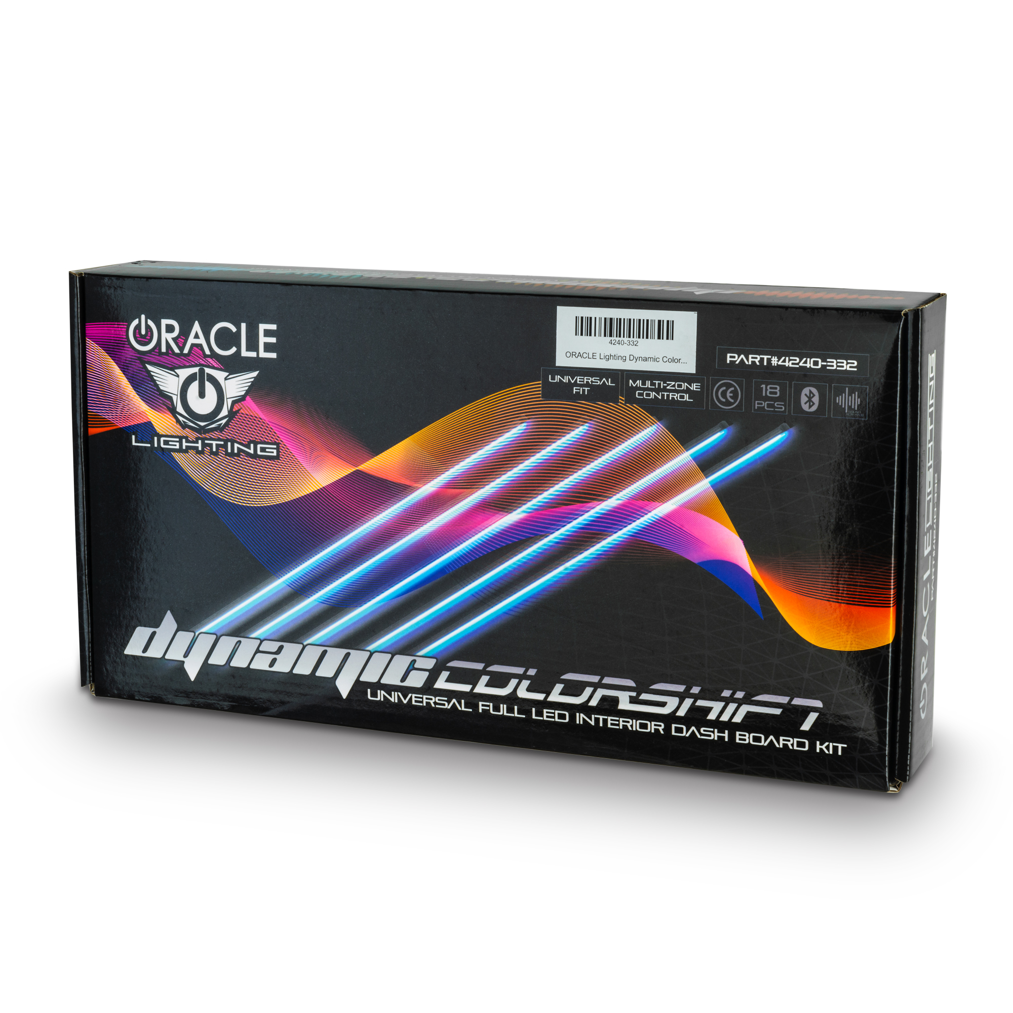 18 Piece Universal Full LED Interior Dash Board Kit